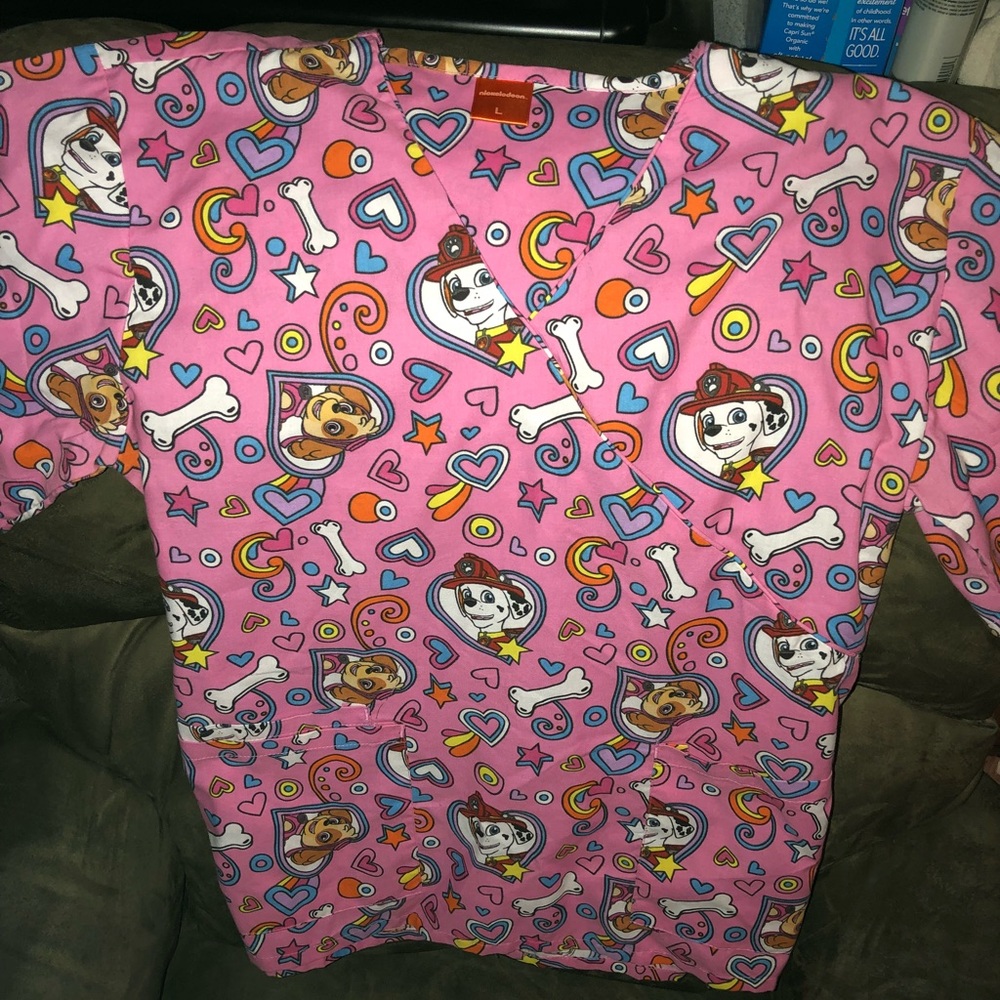 Paw patrol scrub top